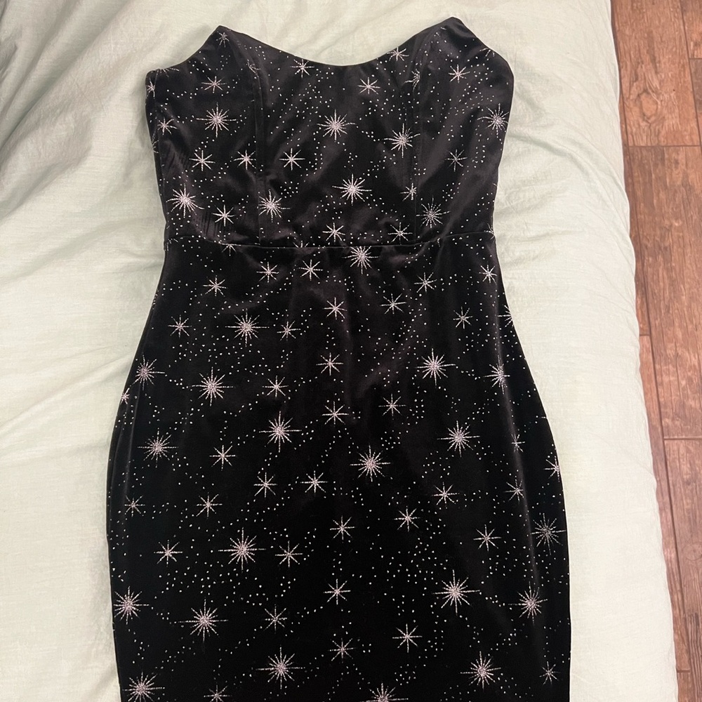 REVOLVE Stevie Velvet Mini Dress - Picture 3 of 4